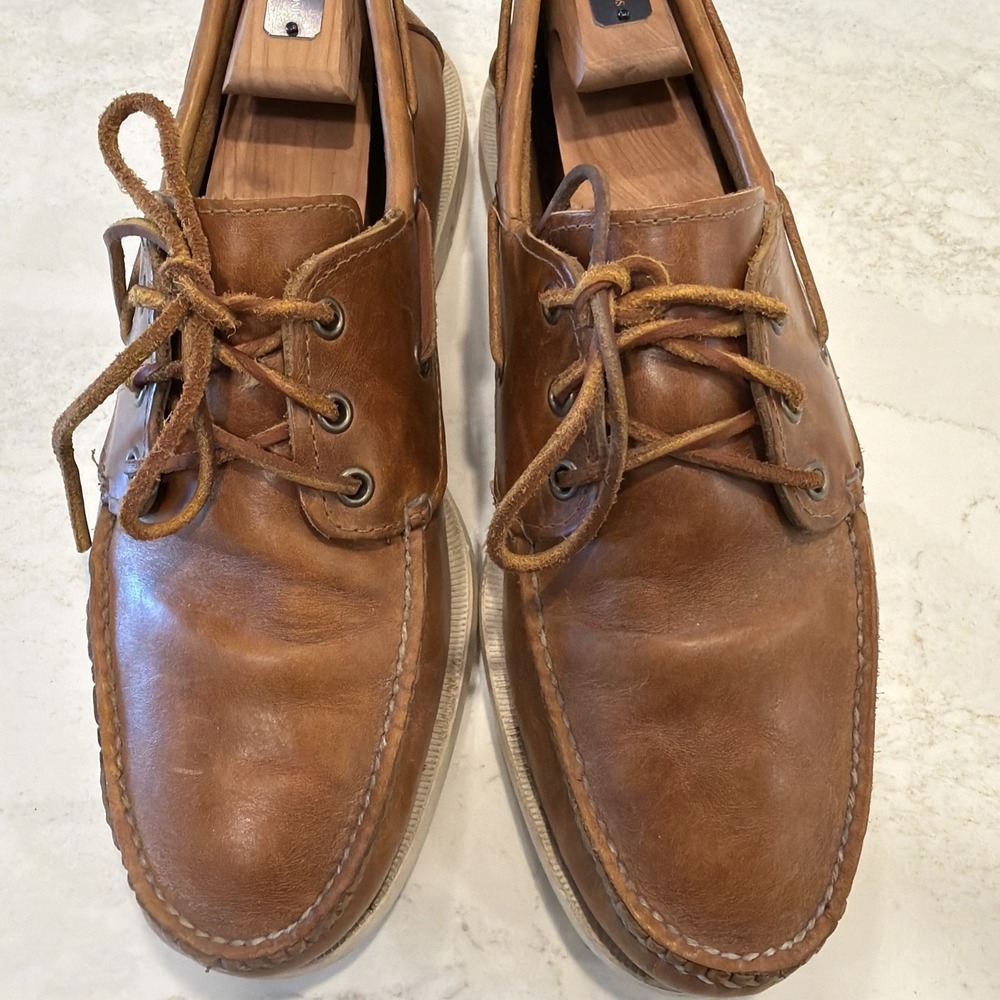 Quoddy Head Boat Shoe Whiskey 11D $249 Retail - Picture 7 of 16